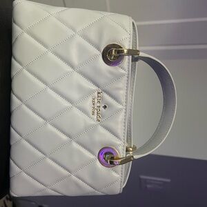 Kate Spade Quilted White Satchel